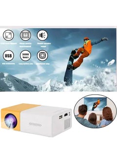 إج جهاز عرض عالي الوضوح 1080P LED مكتب منزلي صغير محمول، جهاز عرض عالي الدقة، طاقة منخفضة وتبديد حرارة فائق، مشغل فيديو كامل التنسيق: MP4، RMVB، إلخ، يدعم الوسائط المتعددة، مناسب لمختلف فتحات الاتصال  - Image 3