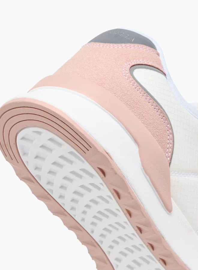 Flora Bella By Shoexpress Women's Colourblock Sneakers with Lace-Up Closure