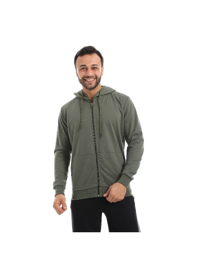 Red Circle Sweatshirt Hoodie & Zipper men - Image 4