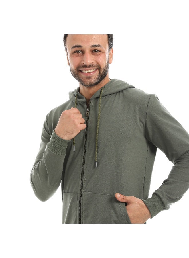Red Circle Sweatshirt Hoodie & Zipper men - Image 3