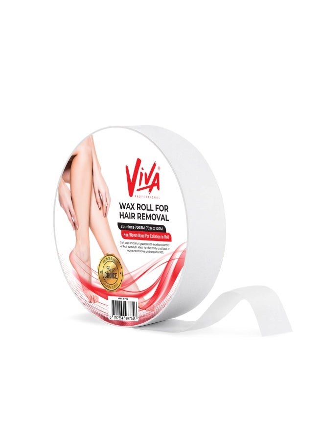 Viva Professional Paper Non-Woven Wax Roll for Hair Removal 100 Meter - Image 2