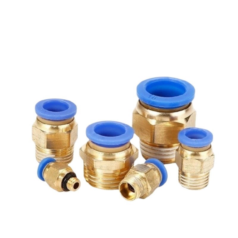 Pneumatic Air Hose Fitting Quick Connector 4mm 6mm 8mm 10mm 12mm 1 4 1 8 3 8 1 2 M5 Thread 10PCS Pc6 01 - Image 2
