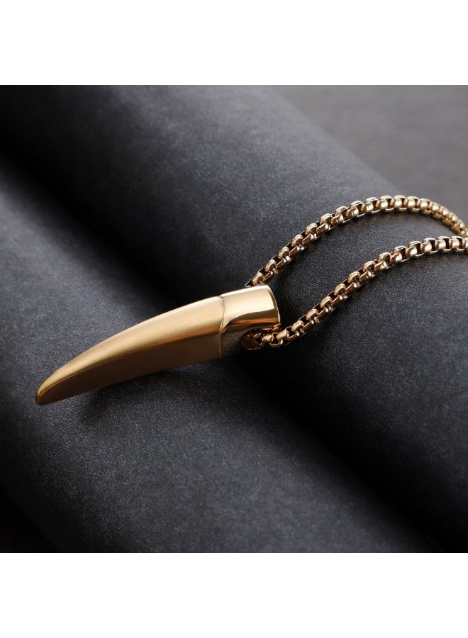 ZINK Men's Gold Stainless Steel Necklace | ZJPD024-G - Image 4