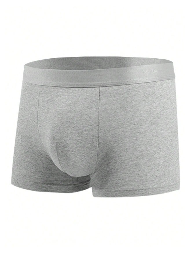 ShebSheb 4 Pack Men's Boxer Briefs, Soft and Breathable Cotton Underwear with ComfortFlex Waistband  - Image 3