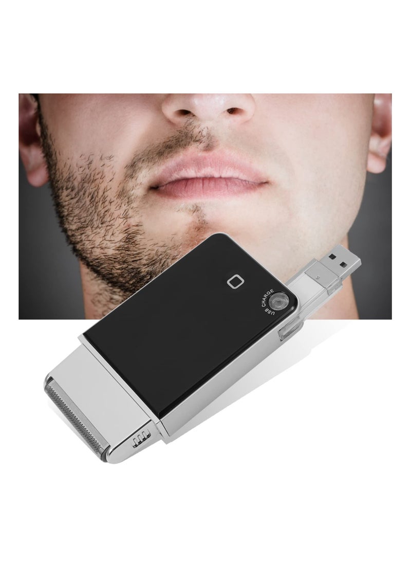 Men's Electric Shaver USB Charging Reciprocating Ultra Thin Razor Portable Mini Facial Beard Trimmer, Car electric cordless shaver. - Image 5
