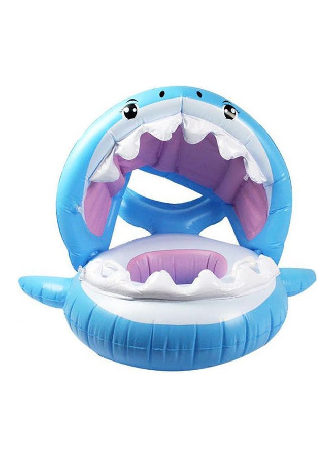 Generic Inflatable Baby Pool Float With Awning Boat Swimming Ring For Baby Swimming Circle 26.6X23.8X5cm 