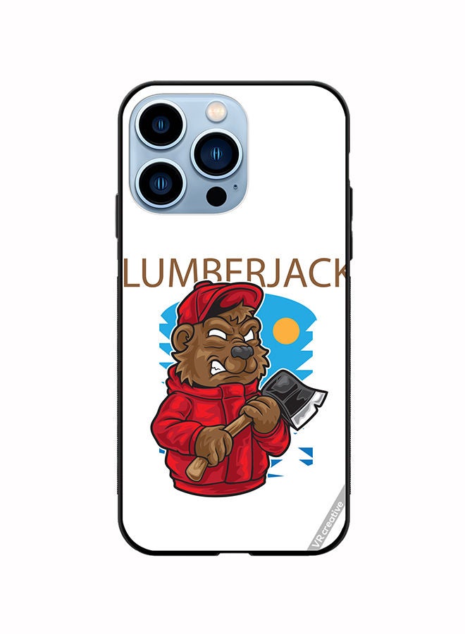 VR CREATIVE Protective Case Cover For Apple iPhone 13 Pro Max Lumber Jack Design Multicolour - Image 1