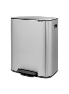 brabantia برابانتيا سلة مهملات ببدال بسعة 60 لتر مع دلو داخلي واحد مصنوع من الصلب  - Image 1
