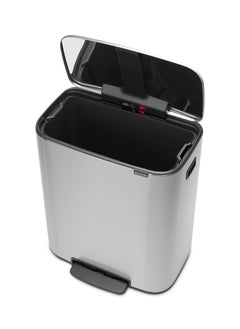 brabantia برابانتيا سلة مهملات ببدال بسعة 60 لتر مع دلو داخلي واحد مصنوع من الصلب  - Image 2