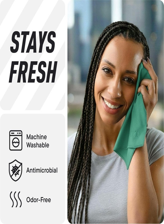 DRYKI Sweat Absorbing Handkerchiefs - The Original Pocket-Sized Sweat Towels - Quick-Dry Microfiber Sweat Rags for Face, Hands, & Body - Men & Women - Gym, Sports, and Work (Mountain: 5 Pack) - Image 5