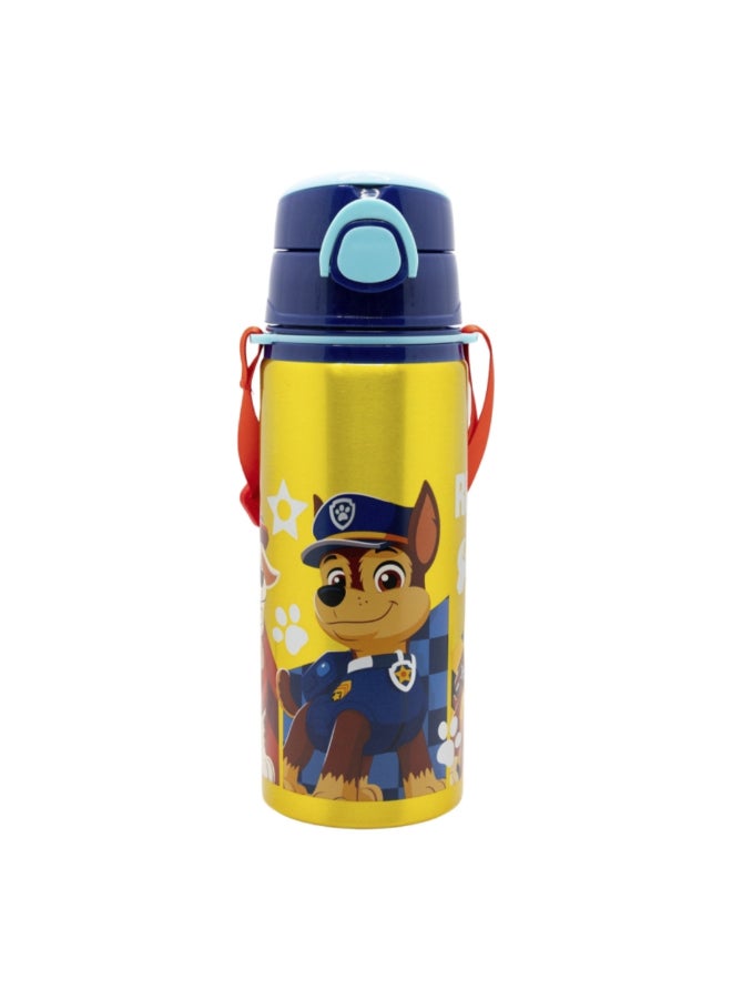 ستور زجاجة ماء قابلة للطي من الألمنيوم مع حزام بتصميم باو باترو متعددة الألوان سعة 730 مل 81658 - Image 1