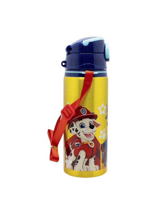 ستور زجاجة ماء قابلة للطي من الألمنيوم مع حزام بتصميم باو باترو متعددة الألوان سعة 730 مل 81658 - Image 2