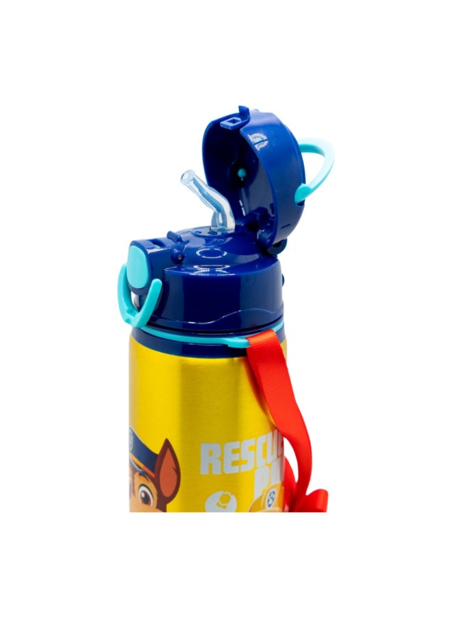 ستور زجاجة ماء قابلة للطي من الألمنيوم مع حزام بتصميم باو باترو متعددة الألوان سعة 730 مل 81658 - Image 4