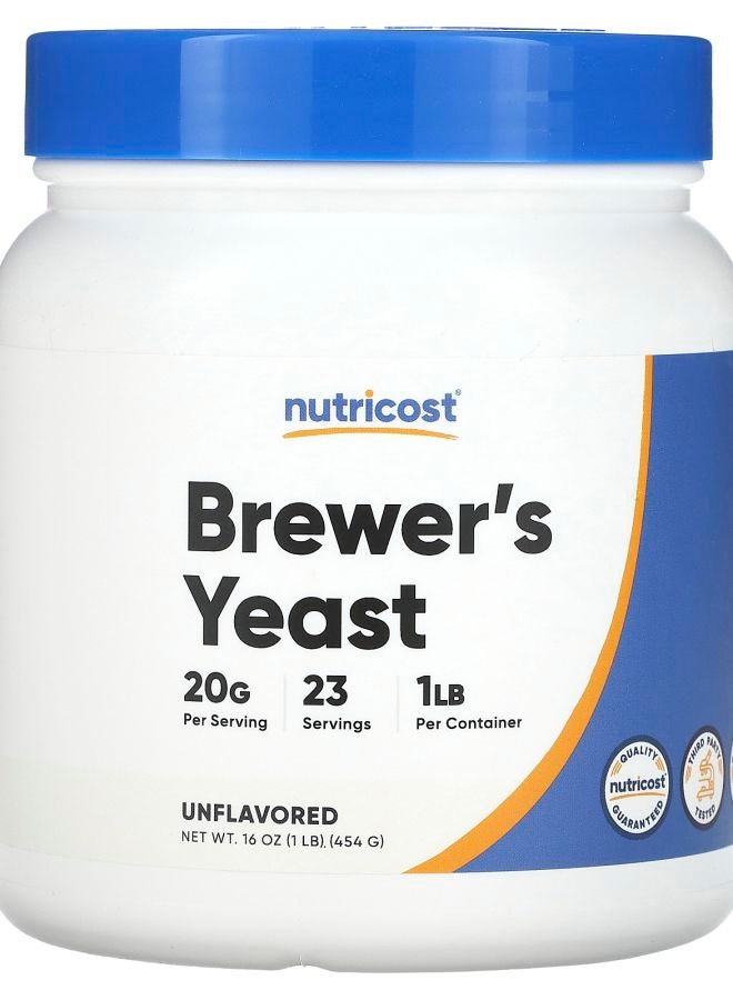 Nutricost Brewer's Yeast Unflavored 16 oz (454 g) - Image 1