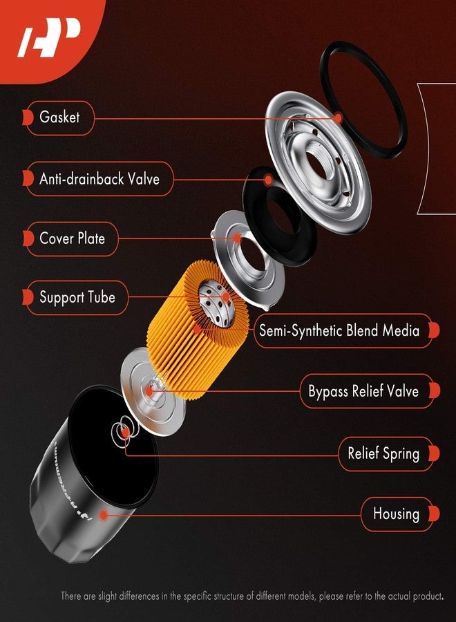 A-Premium 10K Miles Protection Spin On Oil Filter Compatible with Volkswagen Jetta, Passat, Tiguan, Beetle, CC, Eos, GTI & Audi A4, Q5, A5, A6, A3, Q3, TT, A3 Quattro, A4 Allroad, A4 Quattro, 2-PC Set - Image 5