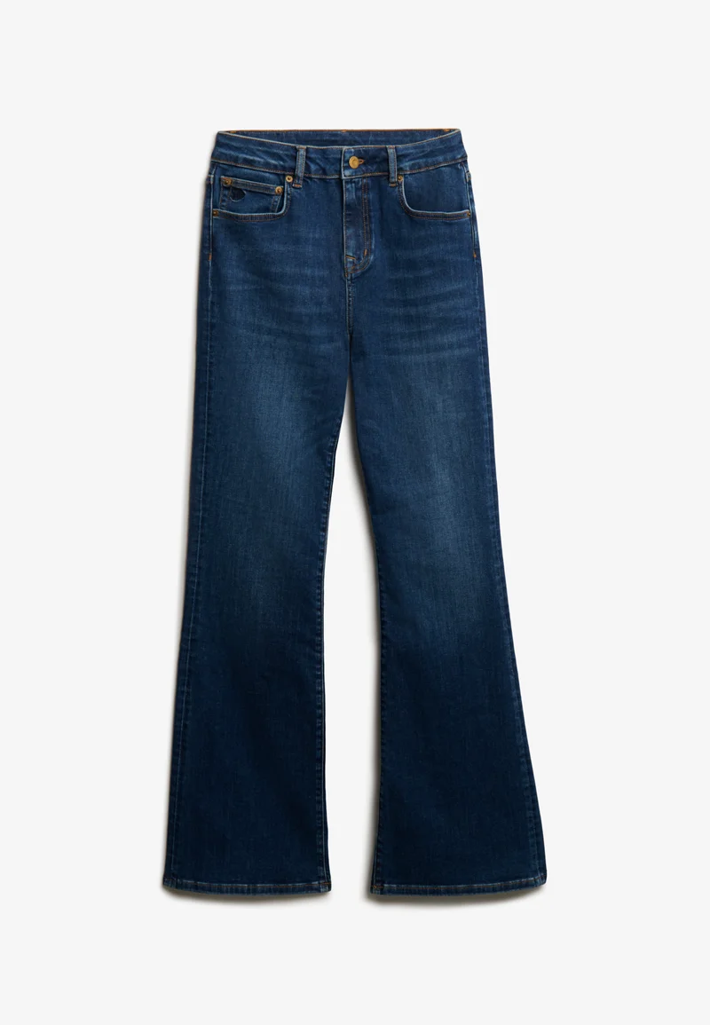 سوبر دراي Organic Cotton High Rise Flare Jeans
