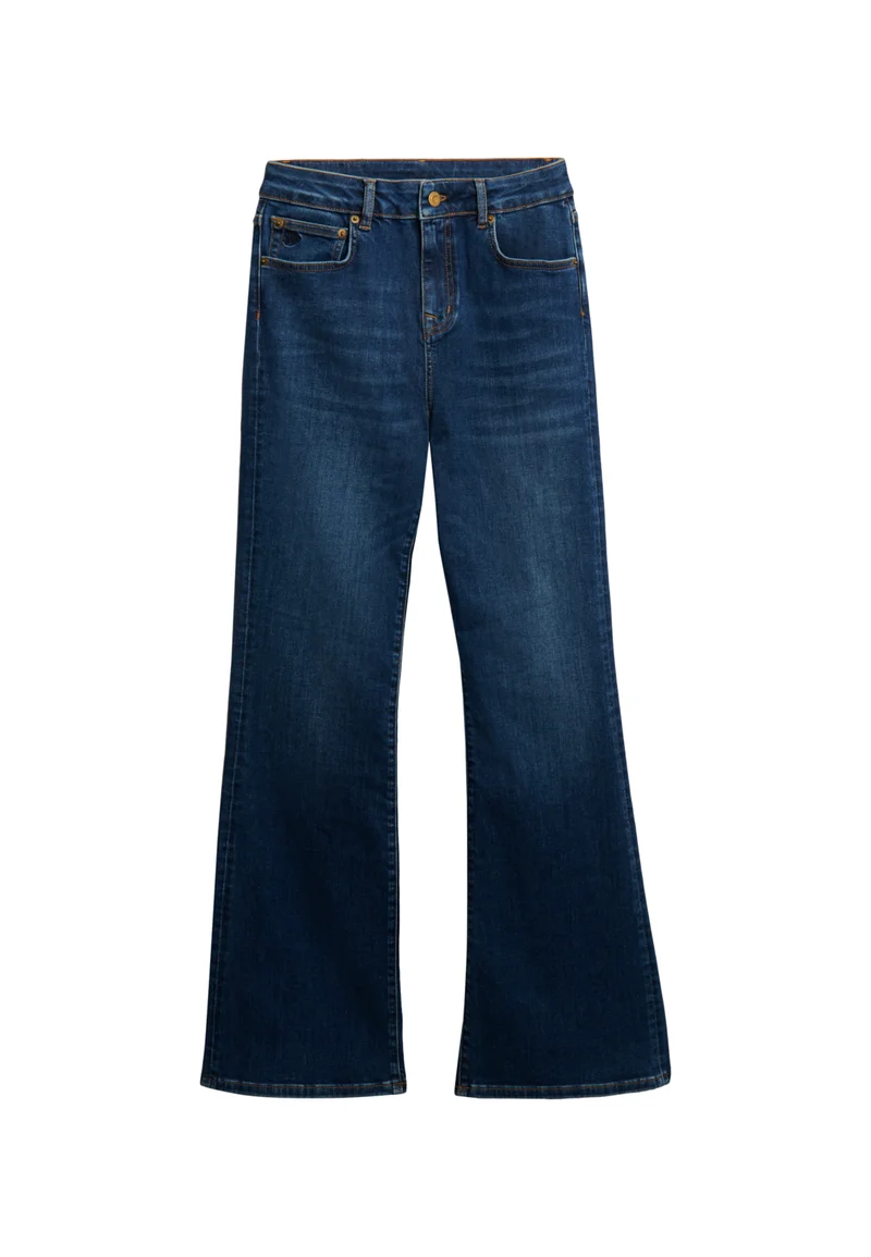 سوبر دراي Organic Cotton High Rise Flare Jeans