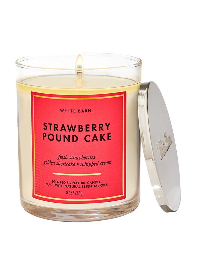 Strawberry Pound Cake Signature Single Wick Candle - pzsku/ZCF23B0B1EB44C32166FAZ/45/_/1682314613/59211932-e8f7-4403-a2cd-eea93892ab44