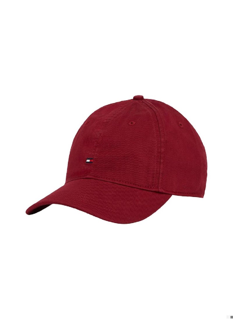 TOMMY HILFIGER Men's Hilfiger Flag Baseball Cap - Cotton, Red  - Image 1