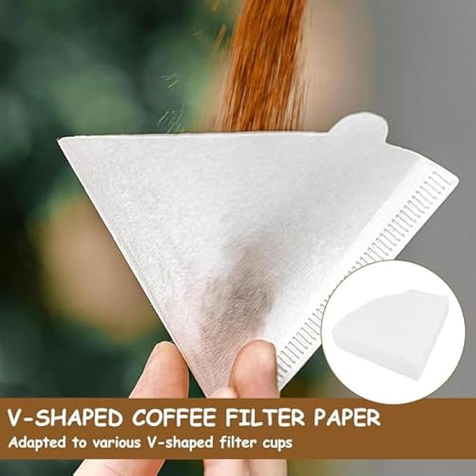 ريحني مجموعة ماكينة تحضير القهوة من 10 قطع، أدوات وملحقات القهوة مع حقيبة حمل محمولة، مجموعة ملحقات V60 لتقديم القهوة على شكل صندوق حمل - Image 4