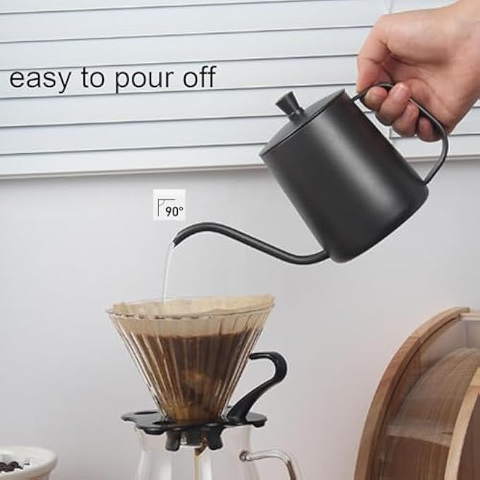 ريحني مجموعة ماكينة تحضير القهوة من 10 قطع، أدوات وملحقات القهوة مع حقيبة حمل محمولة، مجموعة ملحقات V60 لتقديم القهوة على شكل صندوق حمل - Image 5