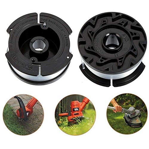 THTEN AF-100 String Trimmer Spool Compatible with Black and Decker GH600 GH900 LST201 LSTE525 BESTA510 30ft 0.065" Refills Line AFS Weed Eater Edger with RC-100-P Spool Cap Covers 6+2 - Image 5
