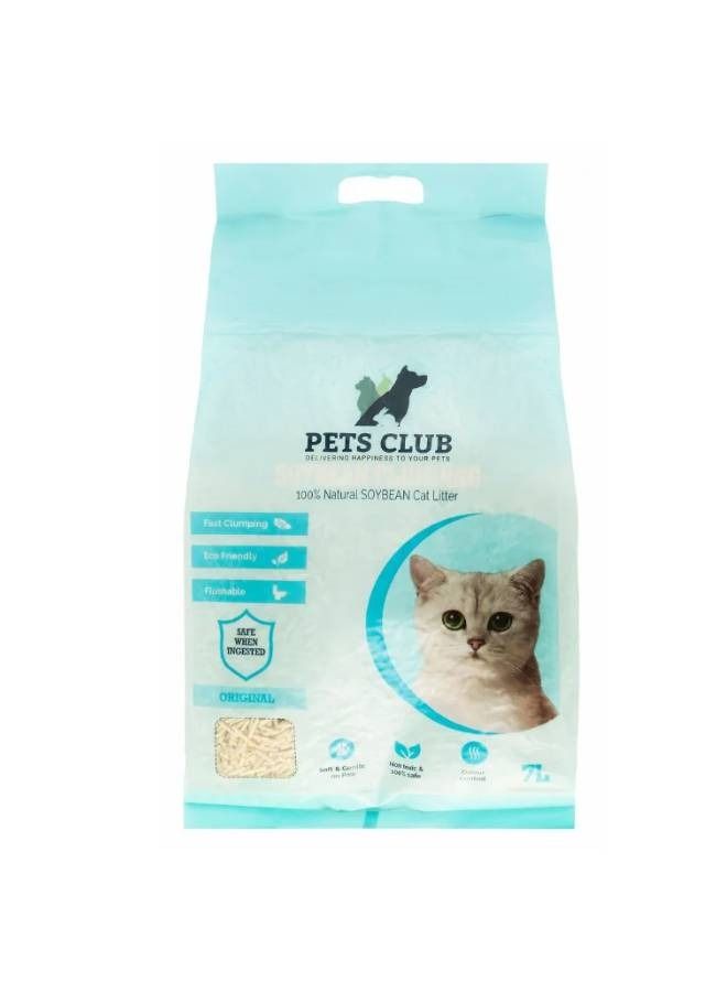 Generic Soya Bean Clumping Cat Litter Original 7L (2.5kg)  - Image 1