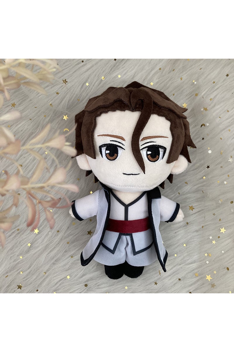 20cm Aizen Sousuke 20cm BLEACH Plush Doll Aizen Sousuke Zaraki Kenpachi Plushies Toy Anime Cosplay S