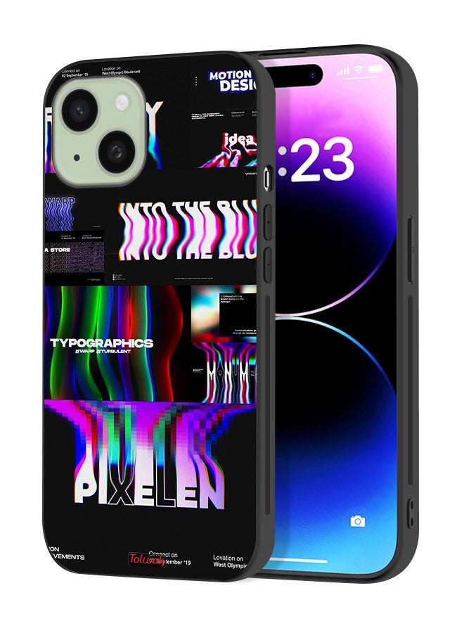 Tolwak Apple iPhone 15 Plus Protective Case Cover Motion Design - Image 1