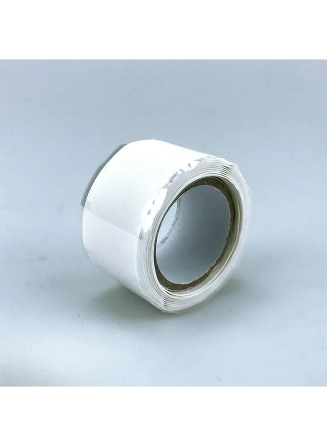 2 Pack Self Fusing Silicone Tape White Water Pipe Leak Repair High Temperature Resistant - Image 1