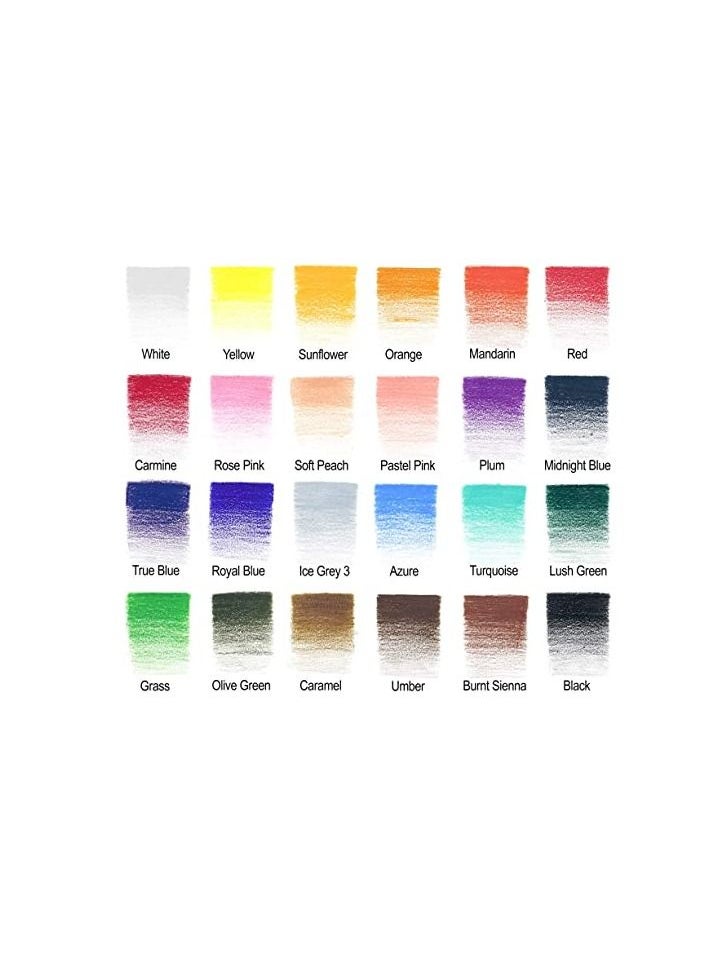 Winsor And Newton Studio Collection Color Pencil Tin Set 24