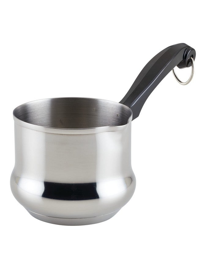 Farberware Classic Series Stainless Steel Butter Warmer/Small Saucepan Dishwasher Safe, 0.625 Quart, Silver - Image 1