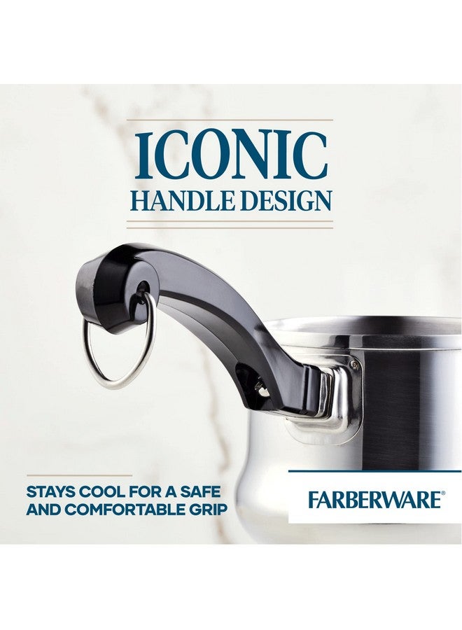 Farberware Classic Series Stainless Steel Butter Warmer/Small Saucepan Dishwasher Safe, 0.625 Quart, Silver - Image 5