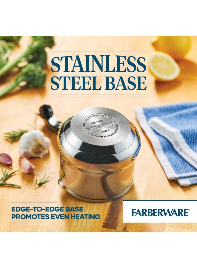 Farberware Classic Series Stainless Steel Butter Warmer/Small Saucepan Dishwasher Safe, 0.625 Quart, Silver - Image 4