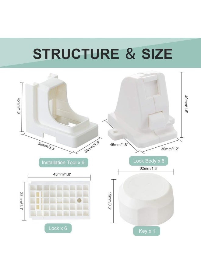 Eco-Baby Magnetic Cabinet Locks Child Safety for Drawers and Cabinets - Kitchen Child Proof Cabinet Locks - Baby Proofing Safety - Image 5