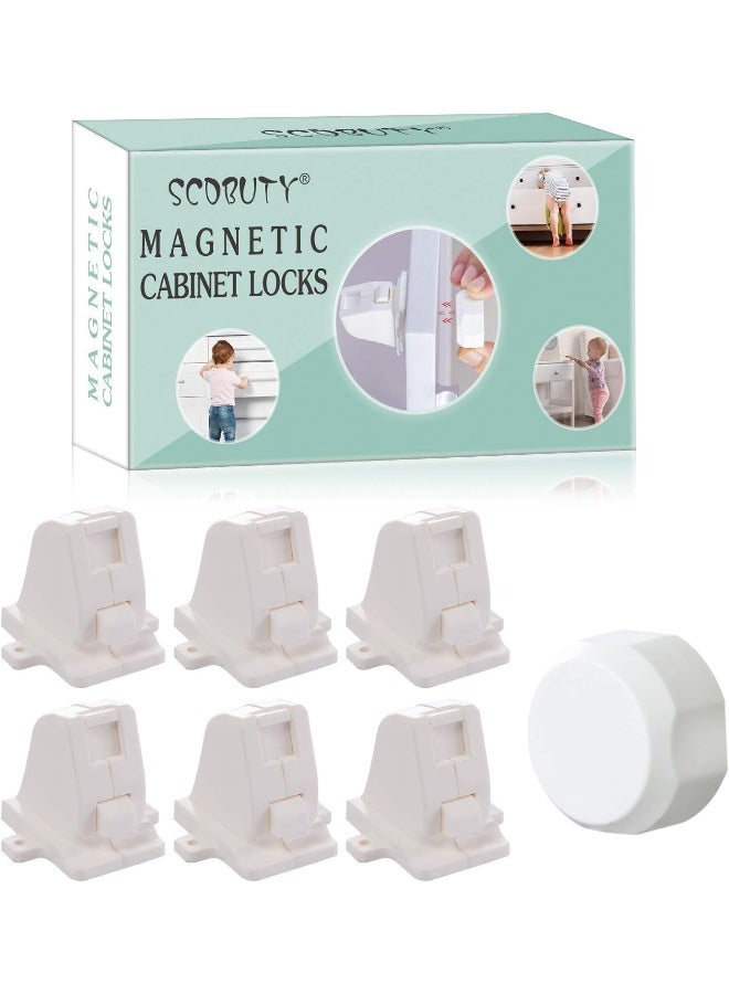 Eco-Baby Magnetic Cabinet Locks Child Safety for Drawers and Cabinets - Kitchen Child Proof Cabinet Locks - Baby Proofing Safety - Image 1