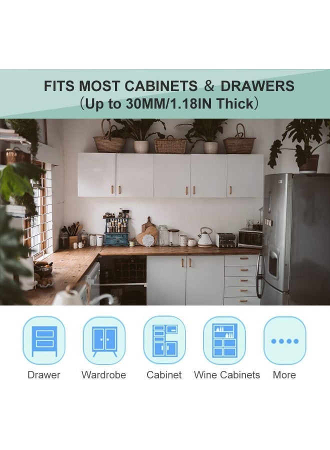 Eco-Baby Magnetic Cabinet Locks Child Safety for Drawers and Cabinets - Kitchen Child Proof Cabinet Locks - Baby Proofing Safety - Image 3