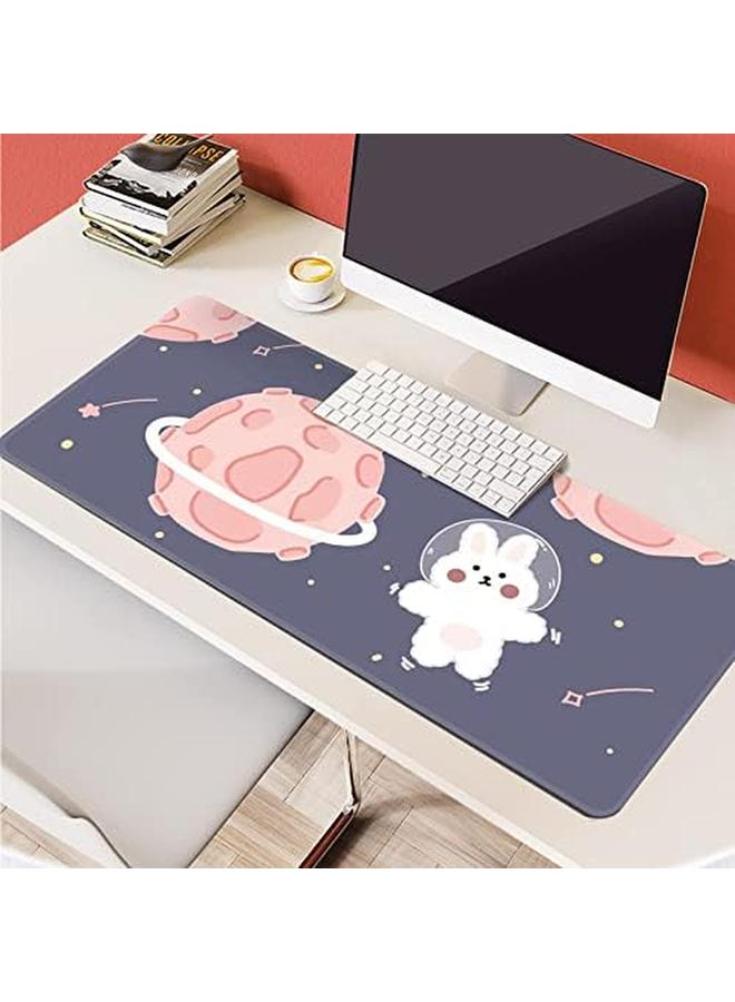 erorex Mouse Pad 1Pcs 32" X 12" Cartoons Keyboard Pad Extended Desk Mat Large With Non Slip Rubber Base Durable Stitched Edges Waterproof Mat For Office Home Work Gamer - Image 3