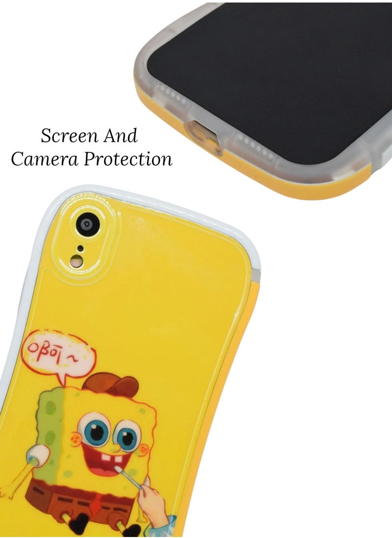 Houmt - iPhone XR Case Cover with Cute Cartoon Design Tough Phone Case Shockproof Protective TPU Compatible with Apple iPhone XR Cover - Image 1