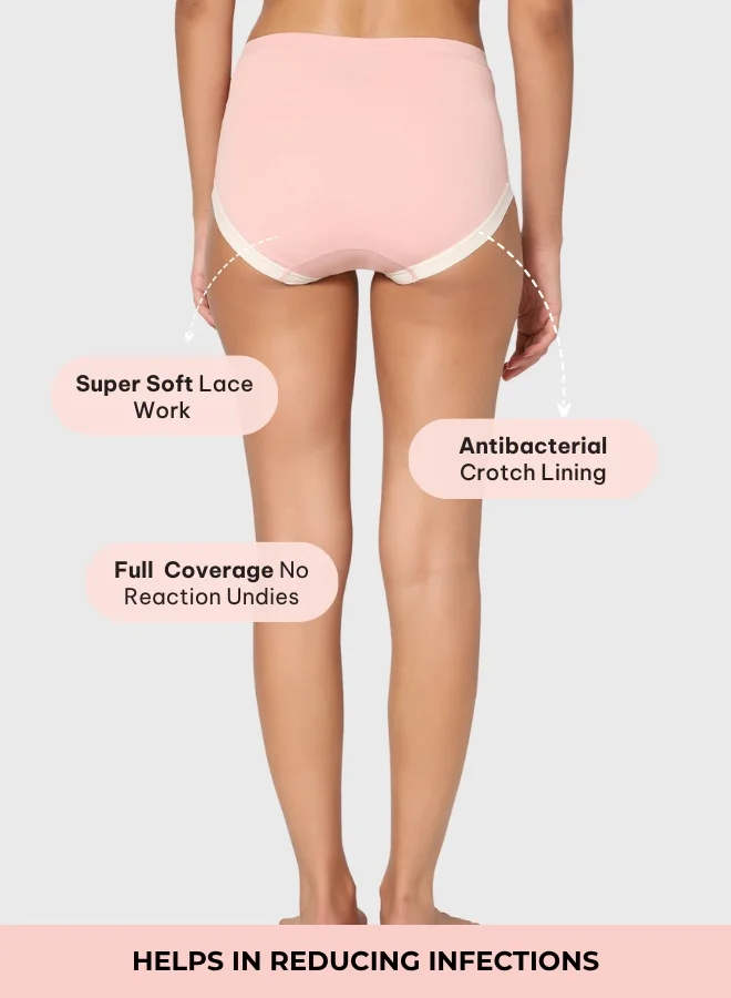 Intimate Queen Pack Of 3 Yew Tree Bae Maternity Briefs – Silky Soft, Antibacterial Calm, Full-Coverage Comfort for Bump & Skin (Pack of 3)  | Best Price UAE