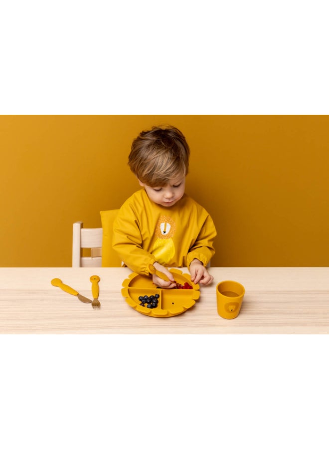 Trixie Waterproof Long Sleeve Bib With Pocket - Mr. Lion - Image 3