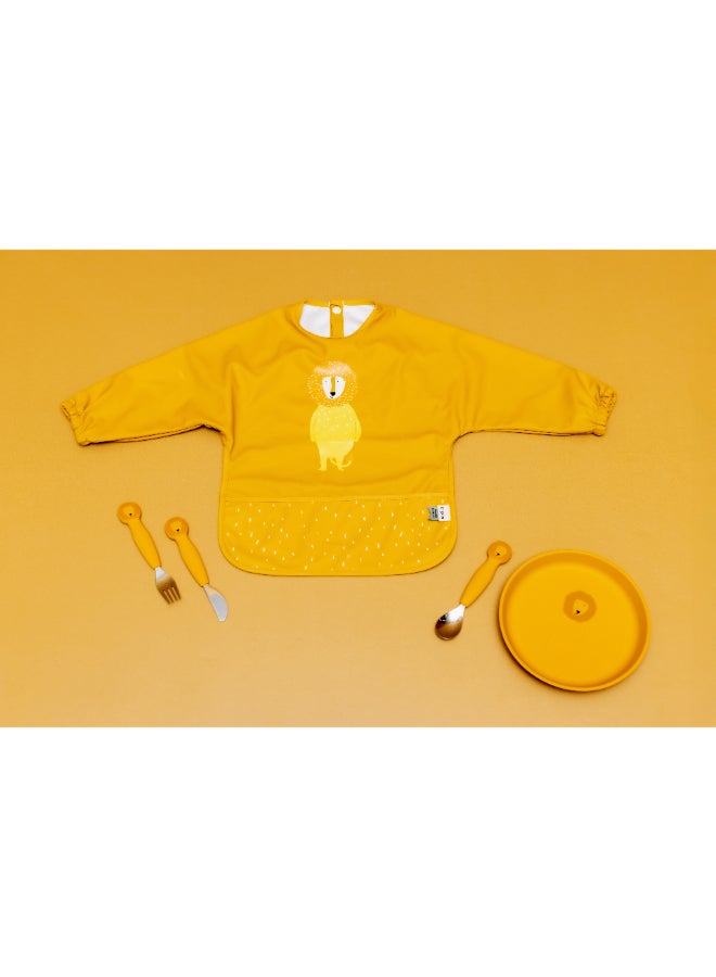 Trixie Waterproof Long Sleeve Bib With Pocket - Mr. Lion - Image 4