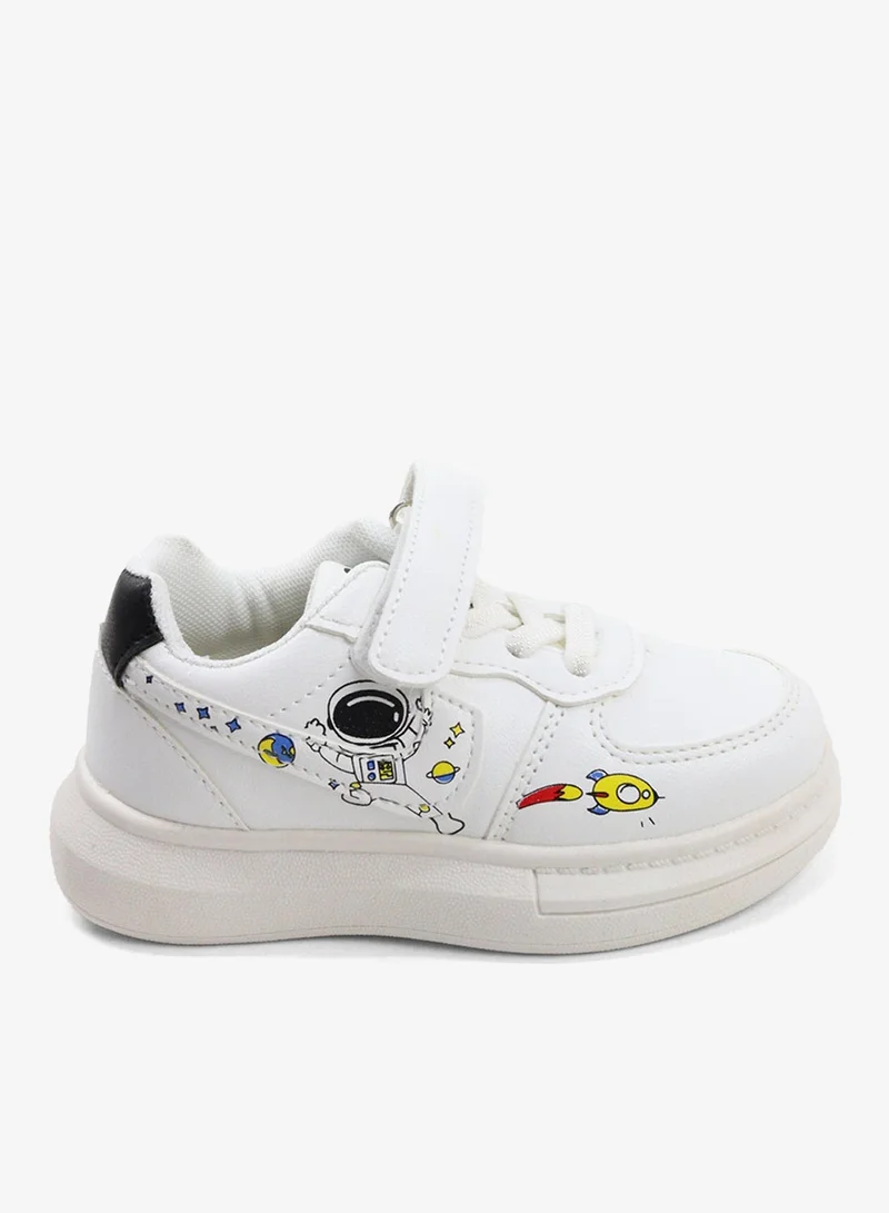 Viny Viny Kids Unisex Casual Sneakers - Stylish White Running & Walking Shoes for Boys and Girls