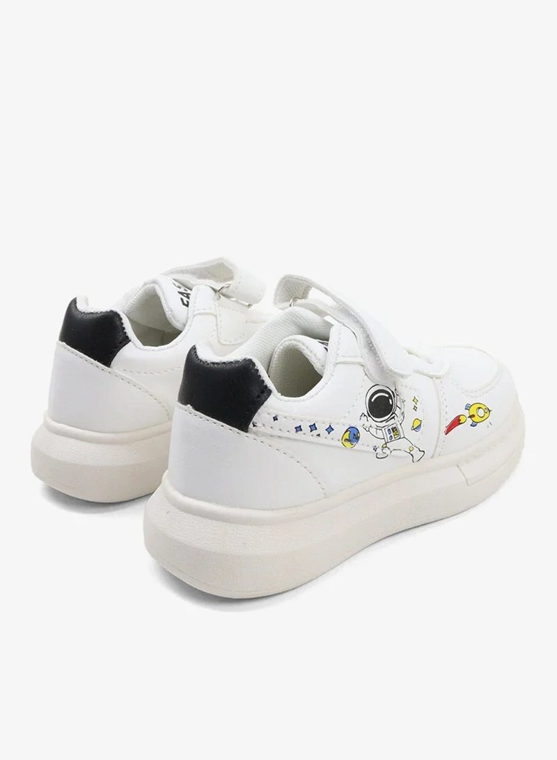 Viny BLACK Viny Kids Unisex Casual Sneakers - Stylish White Running & Walking Shoes for Boys and Girls  | Best Price UAE