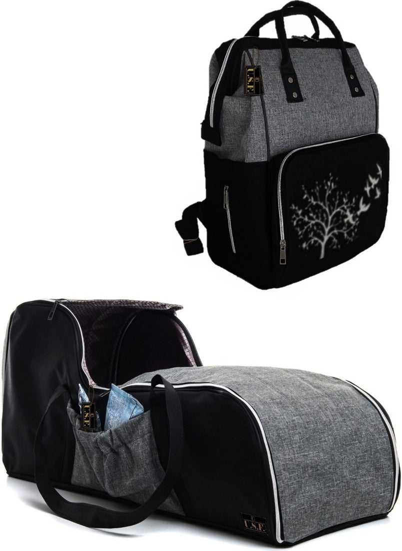U.S.F Carrycot Baby Carrier Stroller Baby Carrier + Mother Baby Care Bag Set of 2  - Image 2