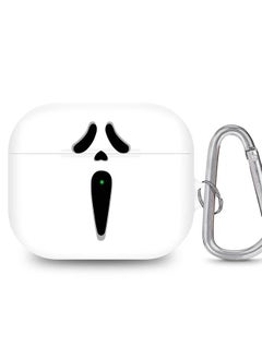 StylePods Case for Airpods 3rd Gen Case With Anti-Lost Keychain - Scream