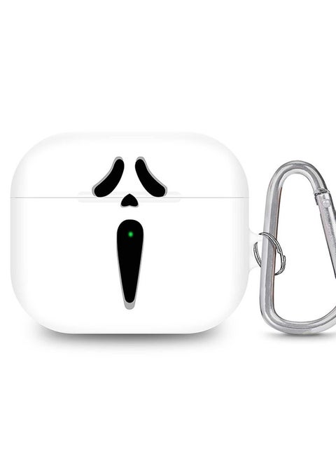 StylePods Case for Airpods 3rd Gen Case With Anti-Lost Keychain - Scream