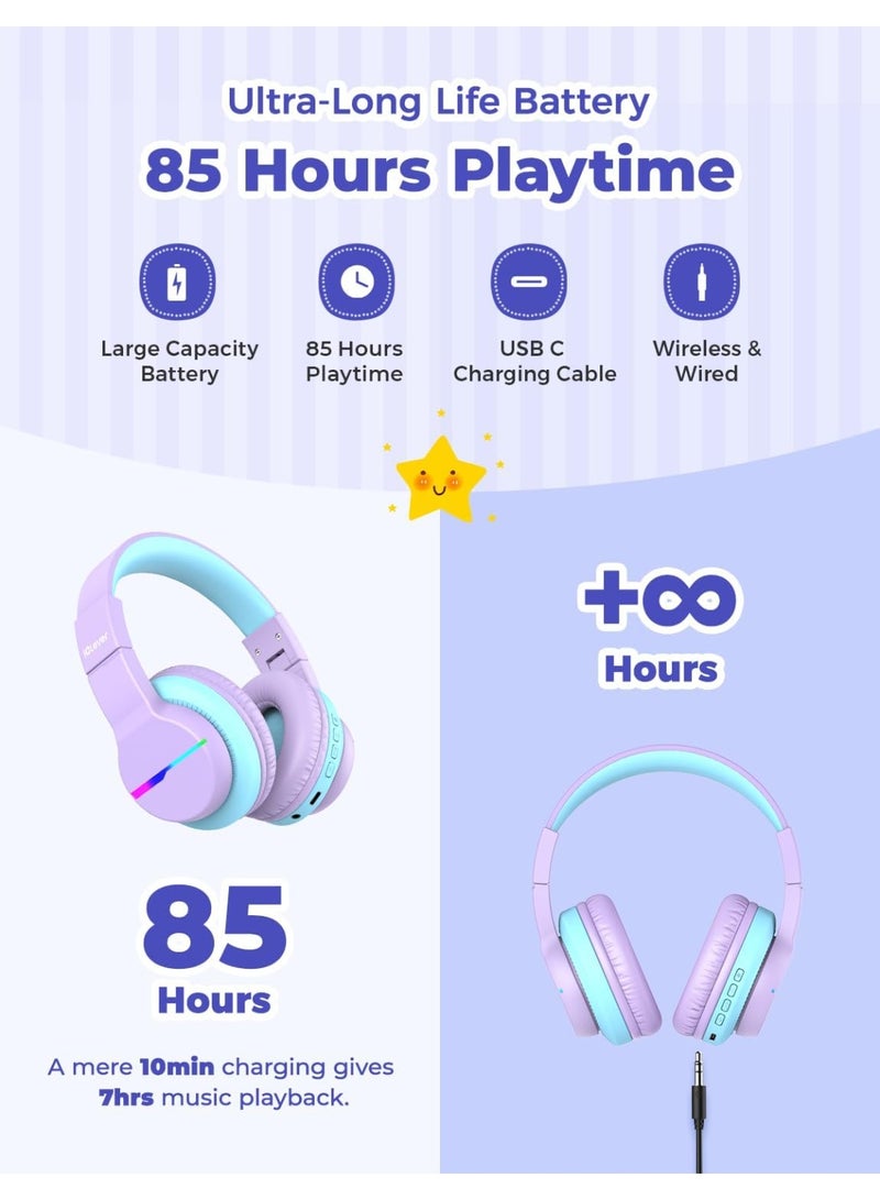 آيكليفير سماعات رأس للأطفال - سماعات رأس لاسلكية للأطفال - Image 2