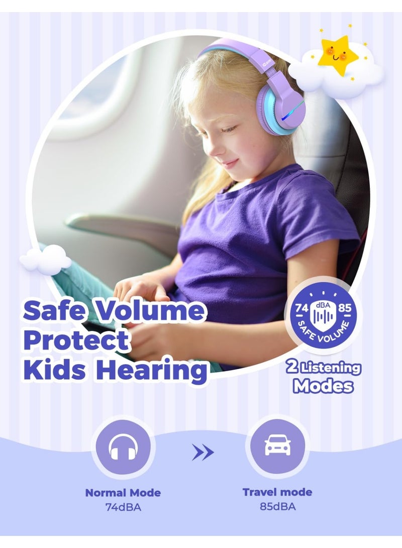 آيكليفير سماعات رأس للأطفال - سماعات رأس لاسلكية للأطفال - Image 3