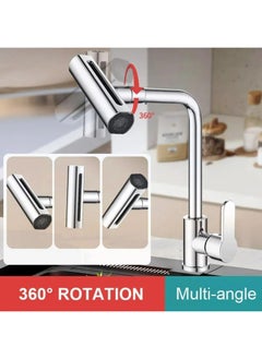 Waterfall 4 Modes Faucet Kitchen Stream Sprayer Faucets Deck Mounted Taps Hot Cold Water Mixer Wash Sink Tap, Sink Faucets, Silver - pzsku/ZCF24DB791951A63DAE07Z/45/_/1723621089/011fc10d-4886-416a-a10b-95d1ed61e3c9